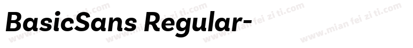 BasicSans Regular字体转换
